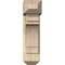 Ekena Millwork Merced Craftsman Rough Sawn Bracket w/ Offset Brace, Douglas Fir, 8"W x 22"D x 30"H BKT0806X22X30MRC04RDF - alternate 4